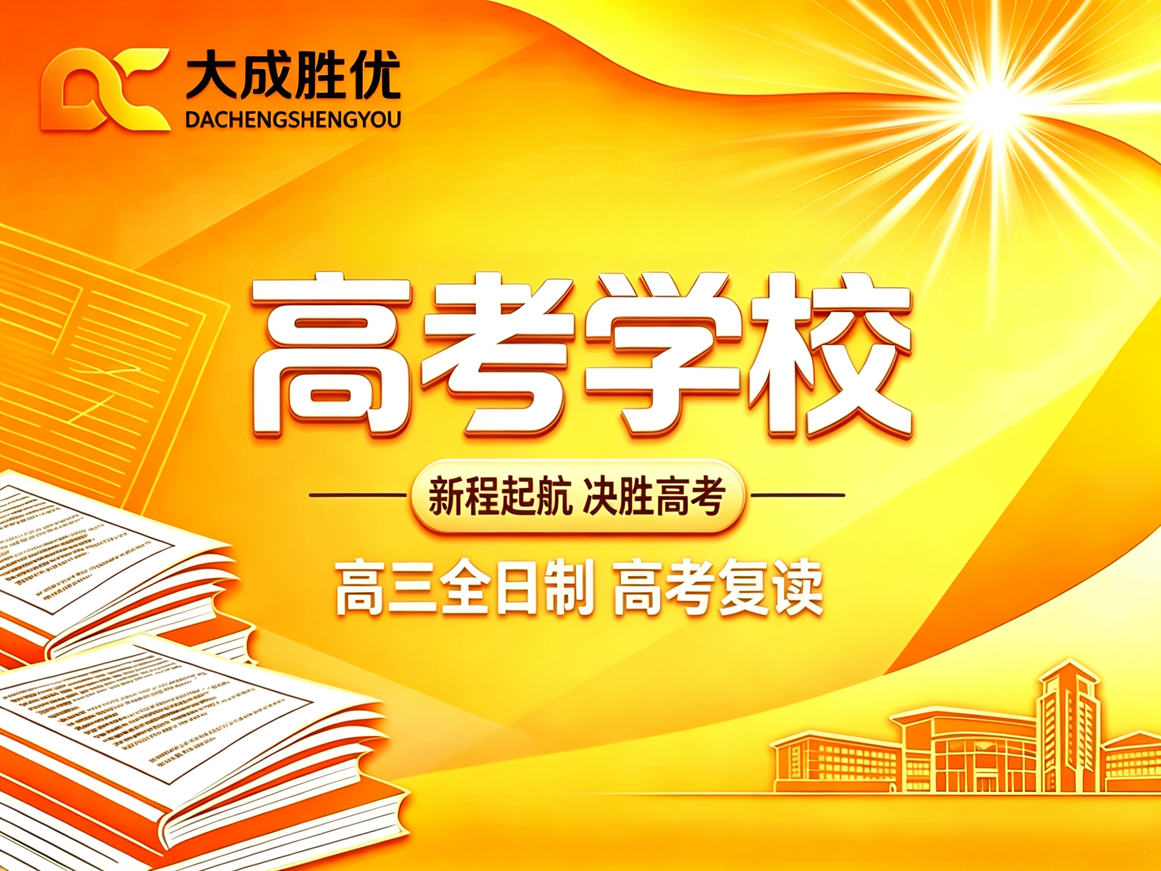 大成胜优高考学校｜专业高三全日制、高考复读备考机构