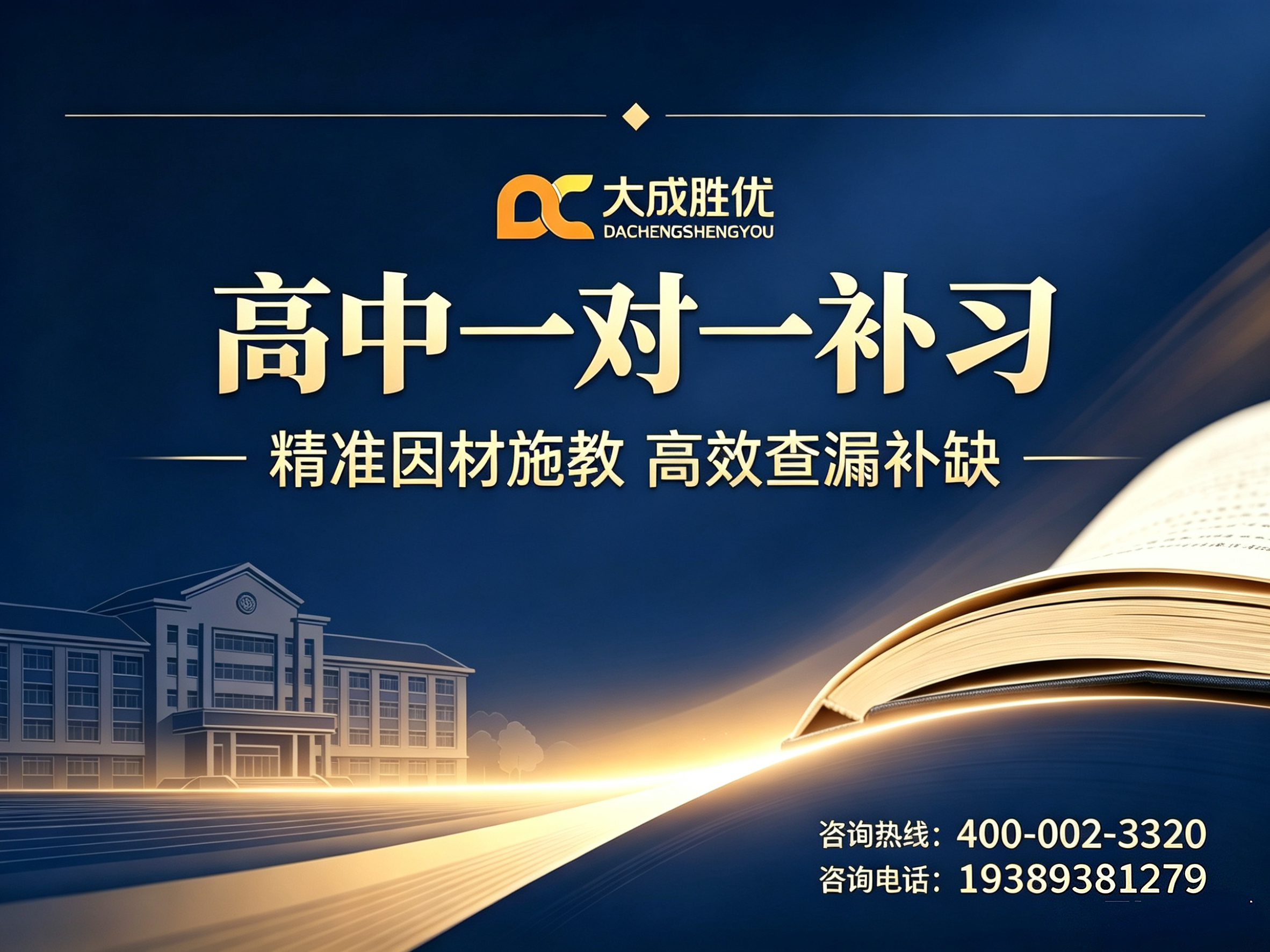 大成胜优高中一对一补习：精准因材施教，助力学子高效提分